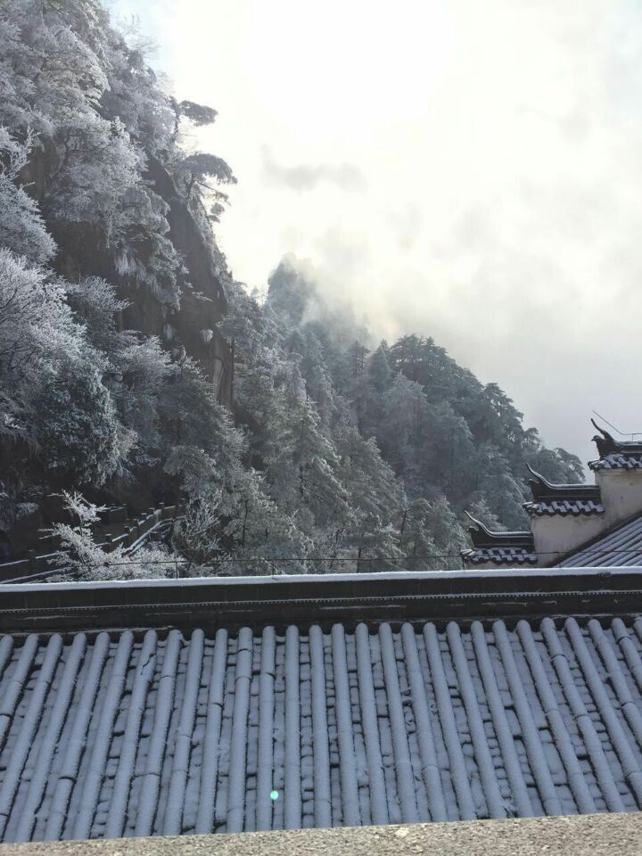 寺院雪景